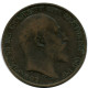 PENNY 1902 UK GBAN BRETAÑA GREAT BRITAIN Moneda #AZ794.E.A - D. 1 Penny