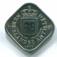 5 CENTS 1971 NETHERLANDS ANTILLES Nickel Colonial Coin #S12202.U.A - Netherlands Antilles