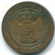 1 CENT 1856 NIEDERLANDE OSTINDIEN INDONESISCH Copper Koloniale Münze #S10018.D.A - Dutch East Indies