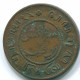 1 CENT 1856 NIEDERLANDE OSTINDIEN INDONESISCH Copper Koloniale Münze #S10018.D.A - Indes Néerlandaises