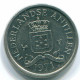 10 CENTS 1971 ANTILLES NÉERLANDAISES Nickel Colonial Pièce #S13418.F.A - Antilles Néerlandaises
