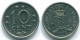 10 CENTS 1971 ANTILLES NÉERLANDAISES Nickel Colonial Pièce #S13418.F.A - Antilles Néerlandaises