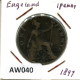 PENNY 1897 UK GREAT BRITAIN Coin #AW040.U.A - D. 1 Penny