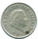 1/4 GULDEN 1960 NETHERLANDS ANTILLES SILVER Colonial Coin #NL11023.4.U.A - Netherlands Antilles