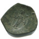 BYZANTINE IMPERIO Aspron Trache Auténtico Antiguo Moneda 1,7g/22mm #AC033.9.E.A - Byzantinische Münzen