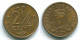 2 1/2 CENT 1971 NIEDERLÄNDISCHE ANTILLEN Bronze Koloniale Münze #S10481.D.A - Nederlandse Antillen