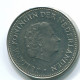 1 GULDEN 1971 ANTILLAS NEERLANDESAS Nickel Colonial Moneda #S11926.E.A - Nederlandse Antillen