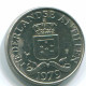 25 CENTS 1979 ANTILLAS NEERLANDESAS Nickel Colonial Moneda #S11653.E.A - Netherlands Antilles