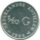 1/10 GULDEN 1966 NETHERLANDS ANTILLES SILVER Colonial Coin #NL12722.3.U.A - Antilles Néerlandaises