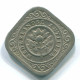 5 CENTS 1967 ANTILLAS NEERLANDESAS Nickel Colonial Moneda #S12468.E.A - Nederlandse Antillen
