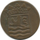 1766 ZEALAND VOC DUIT NIEDERLANDE OSTINDIEN Koloniale Münze #AE723.16.D.A - Niederländisch-Indien