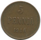 5 PENNIA 1916 FINNLAND FINLAND Münze RUSSLAND RUSSIA EMPIRE #AB195.5.D.A - Finland