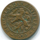 1 CENT 1959 ANTILLAS NEERLANDESAS Bronze Fish Colonial Moneda #S11046.E.A - Nederlandse Antillen