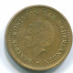 1 GULDEN 1992 NETHERLANDS ANTILLES Aureate Steel Colonial Coin #S12145.U.A - Niederländische Antillen