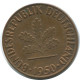 1 PFENNIG 1950 F WEST & UNIFIED GERMANY Coin #AD887.9.U.A - 1 Pfennig