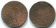 1 CENT 1914 NIEDERLANDE OSTINDIEN INDONESISCH Copper Koloniale Münze #S10077.D.A - Indes Néerlandaises