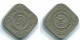 5 CENTS 1963 NETHERLANDS ANTILLES Nickel Colonial Coin #S12425.U.A - Niederländische Antillen