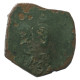 Authentique Original Antique BYZANTIN EMPIRE Trachy Pièce 2.3g/23mm #AG607.4.F.A - Byzantinische Münzen