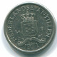 10 CENTS 1971 NETHERLANDS ANTILLES Nickel Colonial Coin #S13488.U.A - Nederlandse Antillen