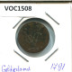 1791 GELDERLAND VOC DUIT NEERLANDÉS NETHERLANDS INDIES #VOC1508.11.E.A - Dutch East Indies