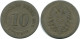 10 PFENNIG 1876 J DEUTSCHLAND Münze GERMANY #DB278.D.A - 10 Pfennig