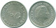 1/10 GULDEN 1970 ANTILLAS NEERLANDESAS PLATA Colonial Moneda #NL13045.3.E.A - Nederlandse Antillen