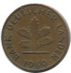 1 PFENNIG 1949 F WEST & UNIFIED GERMANY Coin #AD880.9.U.A - 1 Pfennig