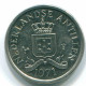 10 CENTS 1971 ANTILLES NÉERLANDAISES Nickel Colonial Pièce #S13402.F.A - Niederländische Antillen
