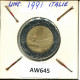 500 LIRE 1991 ITALIEN ITALY Münze BIMETALLIC #AW645.D.A - 500 Lire