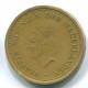 1 GULDEN 1990 NETHERLANDS ANTILLES Aureate Steel Colonial Coin #S12113.U.A - Niederländische Antillen
