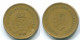 1 GULDEN 1990 NETHERLANDS ANTILLES Aureate Steel Colonial Coin #S12113.U.A - Netherlands Antilles