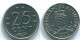 25 CENTS 1979 NETHERLANDS ANTILLES Nickel Colonial Coin #S11646.U.A - Netherlands Antilles