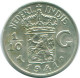 1/10 GULDEN 1941 S INDIAS ORIENTALES DE LOS PAÍSES BAJOS PLATA #NL13614.3.E.A - Indes Neerlandesas