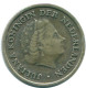 1/10 GULDEN 1959 ANTILLAS NEERLANDESAS PLATA Colonial Moneda #NL12240.3.E.A - Nederlandse Antillen