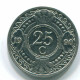 25 CENTS 1990 NIEDERLÄNDISCHE ANTILLEN Nickel Koloniale Münze #S11255.D.A - Nederlandse Antillen