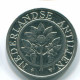 25 CENTS 1990 NIEDERLÄNDISCHE ANTILLEN Nickel Koloniale Münze #S11255.D.A - Niederländische Antillen