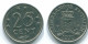 25 CENTS 1970 ANTILLAS NEERLANDESAS Nickel Colonial Moneda #S11444.E.A - Antillas Neerlandesas