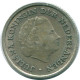 1/10 GULDEN 1962 ANTILLAS NEERLANDESAS PLATA Colonial Moneda #NL12453.3.E.A - Antilles Néerlandaises