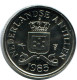 10 CENTS 1985 ANTILLAS NEERLANDESAS (From BU Mint Set) Moneda #AH114.E.A - Antillen (Niederländische)