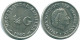1/4 GULDEN 1960 NETHERLANDS ANTILLES SILVER Colonial Coin #NL11027.4.U.A - Niederländische Antillen