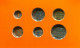 NETHERLANDS 2001 MINI COIN SET 6 Coin RARE #SET1051.7.U.A - Nieuwe Sets & Testkits