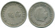 1/4 GULDEN 1957 ANTILLAS NEERLANDESAS PLATA Colonial Moneda #NL10991.4.E.A - Niederländische Antillen