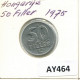50 FILLER 1975 HUNGRÍA HUNGARY Moneda #AY464.E.A - Hungary