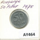 50 FILLER 1975 HUNGRÍA HUNGARY Moneda #AY464.E.A - Ungarn