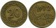 20 CENTIMES 1972 ALGERIEN ALGERIA Münze #AP971.D.A - Algérie