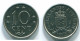 10 CENTS 1976 ANTILLES NÉERLANDAISES Nickel Colonial Pièce #S13735.F.A - Netherlands Antilles