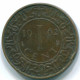 1 CENT 1962 SURINAME Netherlands Bronze Fish Colonial Coin #S10888.U.A - Surinam 1975 - ...