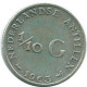 1/10 GULDEN 1963 NETHERLANDS ANTILLES SILVER Colonial Coin #NL12573.3.U.A - Antilles Néerlandaises
