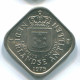 5 CENTS 1975 ANTILLAS NEERLANDESAS Nickel Colonial Moneda #S12233.E.A - Antillas Neerlandesas