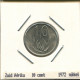 10 CENTS 1972 SUDAFRICA SOUTH AFRICA Moneda #AS282.E.A - South Africa